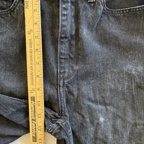 Hollister Ultra High Rise Mom Jeans 3 Long Waist 26 Length 29 Black Distressed - Picture 6 of 16